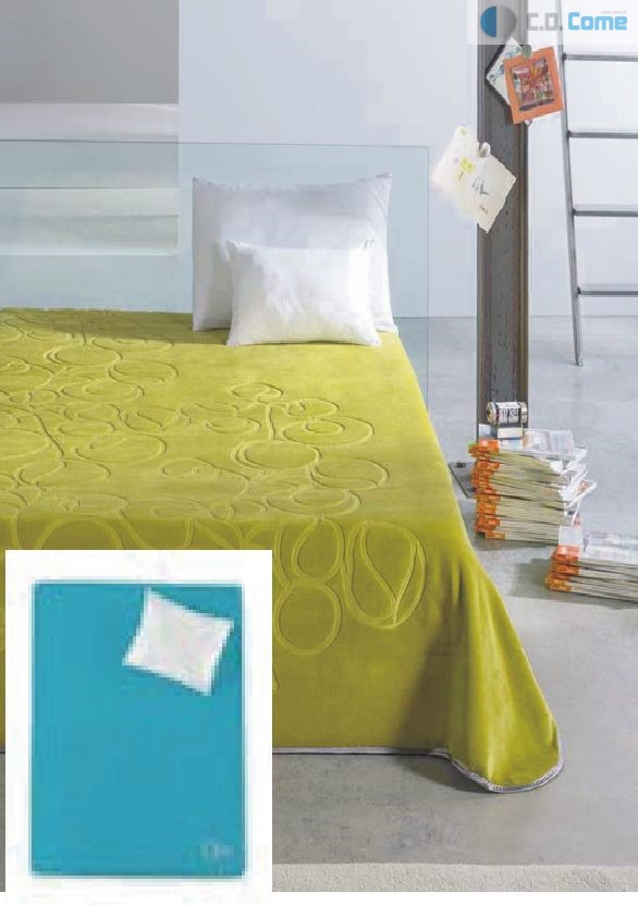 9650 nudos 220x240 58 Turquise tyrkysová deka 882