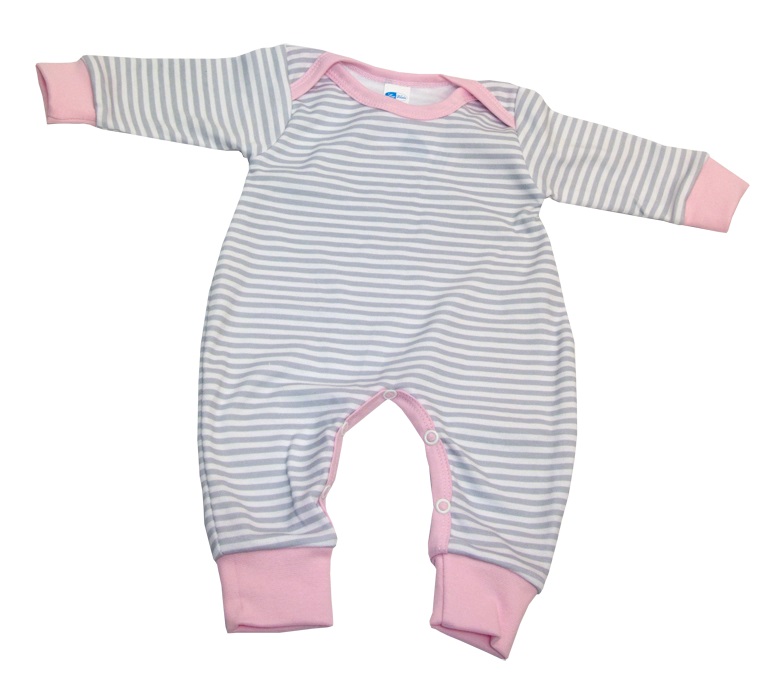 Overal HX Nice preklad na pleciach grey šedá lem ružová 56 8912