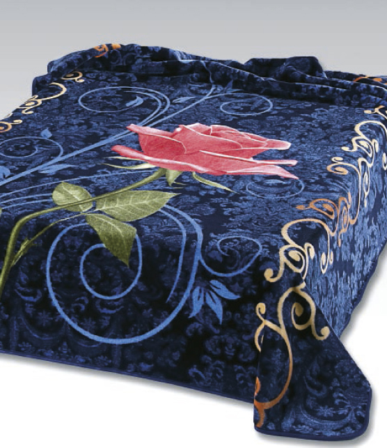 229 220x240 navy blue tmavomodrá deka 8940