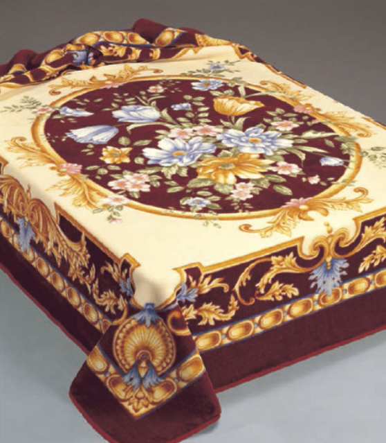 151 220x240 burgundy bordová deka 8947