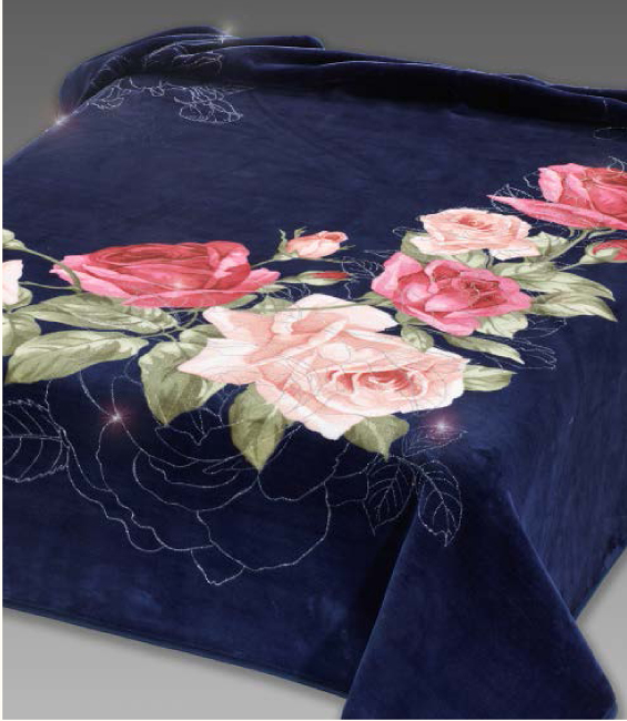 5258 220x240 navy tmavomodrá deka 8984