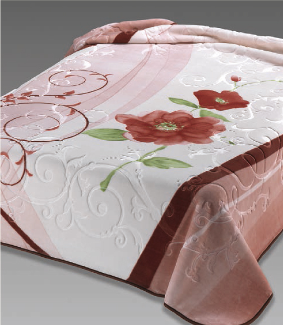 5235 220x240 salmon lososová deka 8986