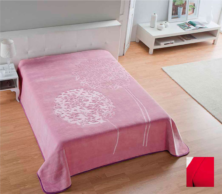 5634 220x240 27 red červená deka 9031