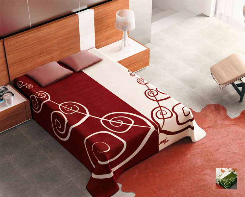 5182 220x240 03 green zelená deka 9050