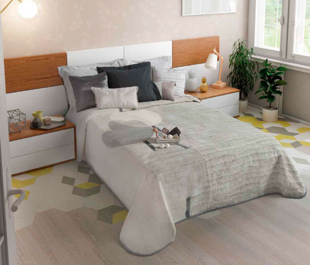 5312 220x240 91 grey šedá deka 9052