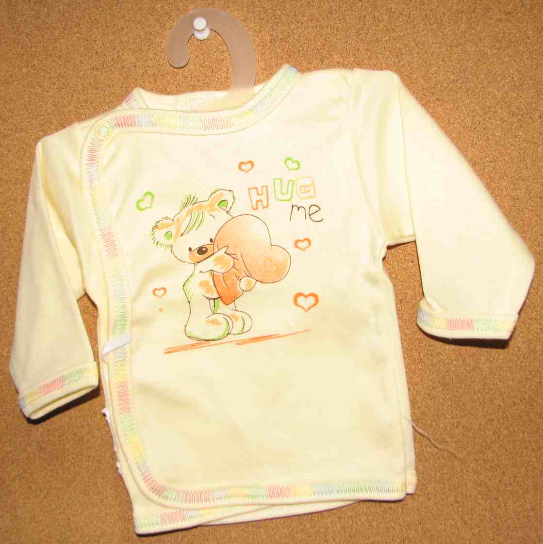 Košielka B potlač beige béžová 62 9119