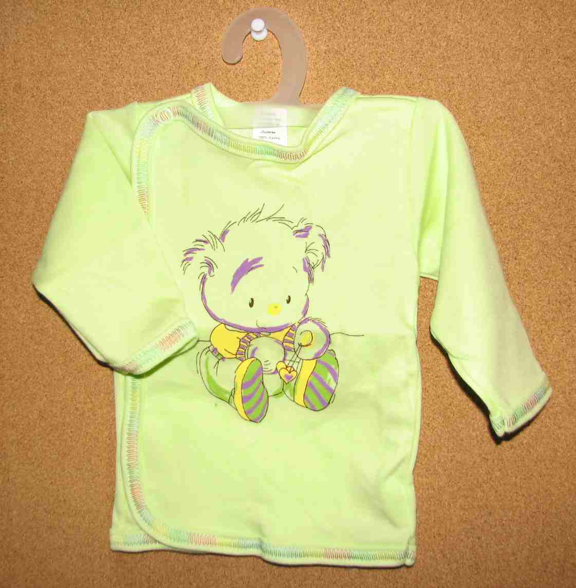 Košielka B potlač green zelená 68 9127