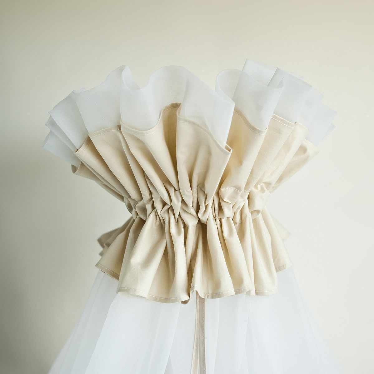 Baldachýn 400x170 moskytiera beige béžová 916