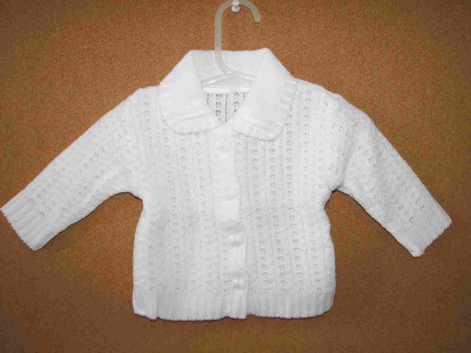 Svetrík 62  146 white biela 9179