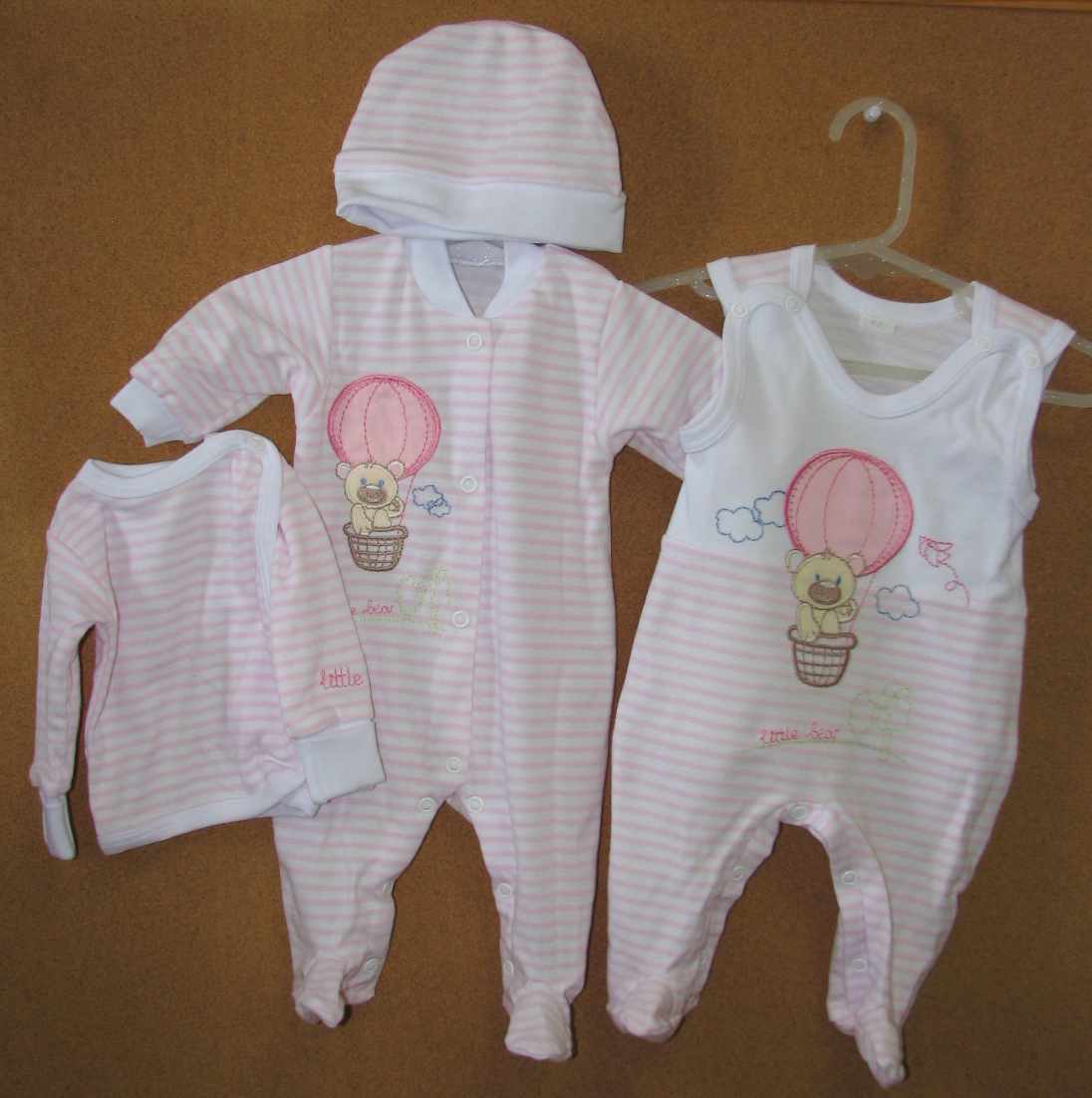 Komplet BA 4 dielny 56 pink ružová 9192