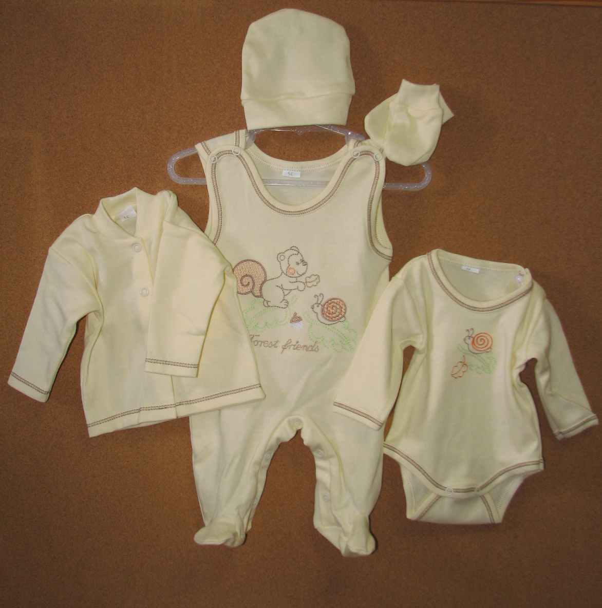 Komplet BA 4 dielny 56 beige béžová 9193