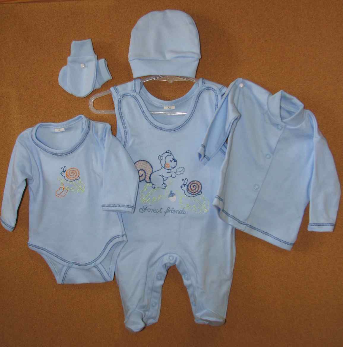 Komplet BA 5 dielny 56 blue modrá 9194