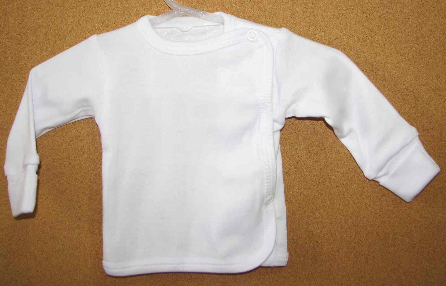 Košielka rukavičky B white biela 56 9197