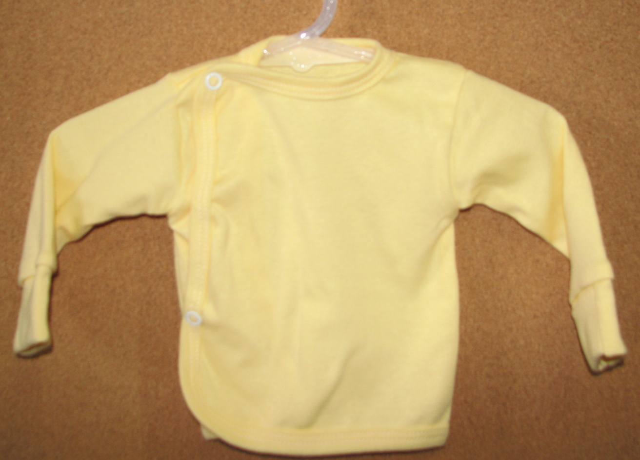 Košielka rukavičky B yellow žltá 56 9205