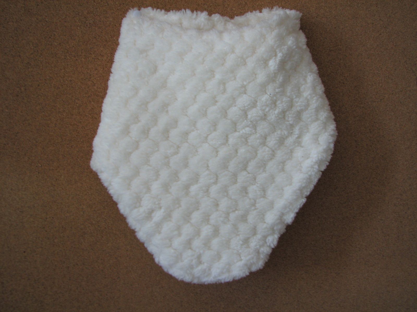 Šálik suchý zips mikroplyš beige béžová 9302