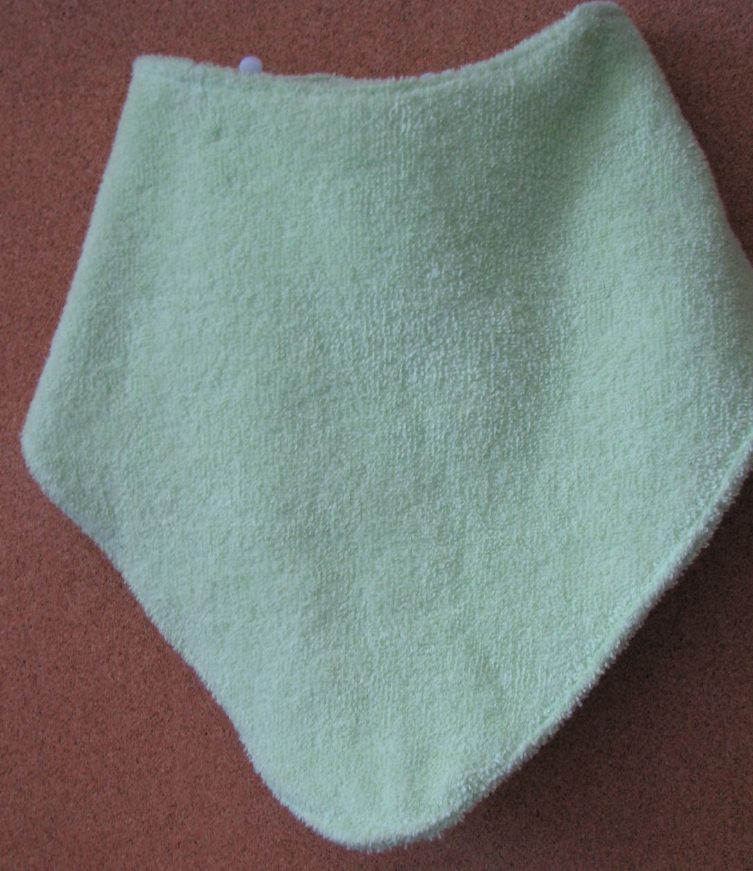 Šálik suchý zips froté green zelená 9303