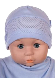 Čiapka Cr-Cz020 Sieťka blue modrá 34 36 38 40 42 949