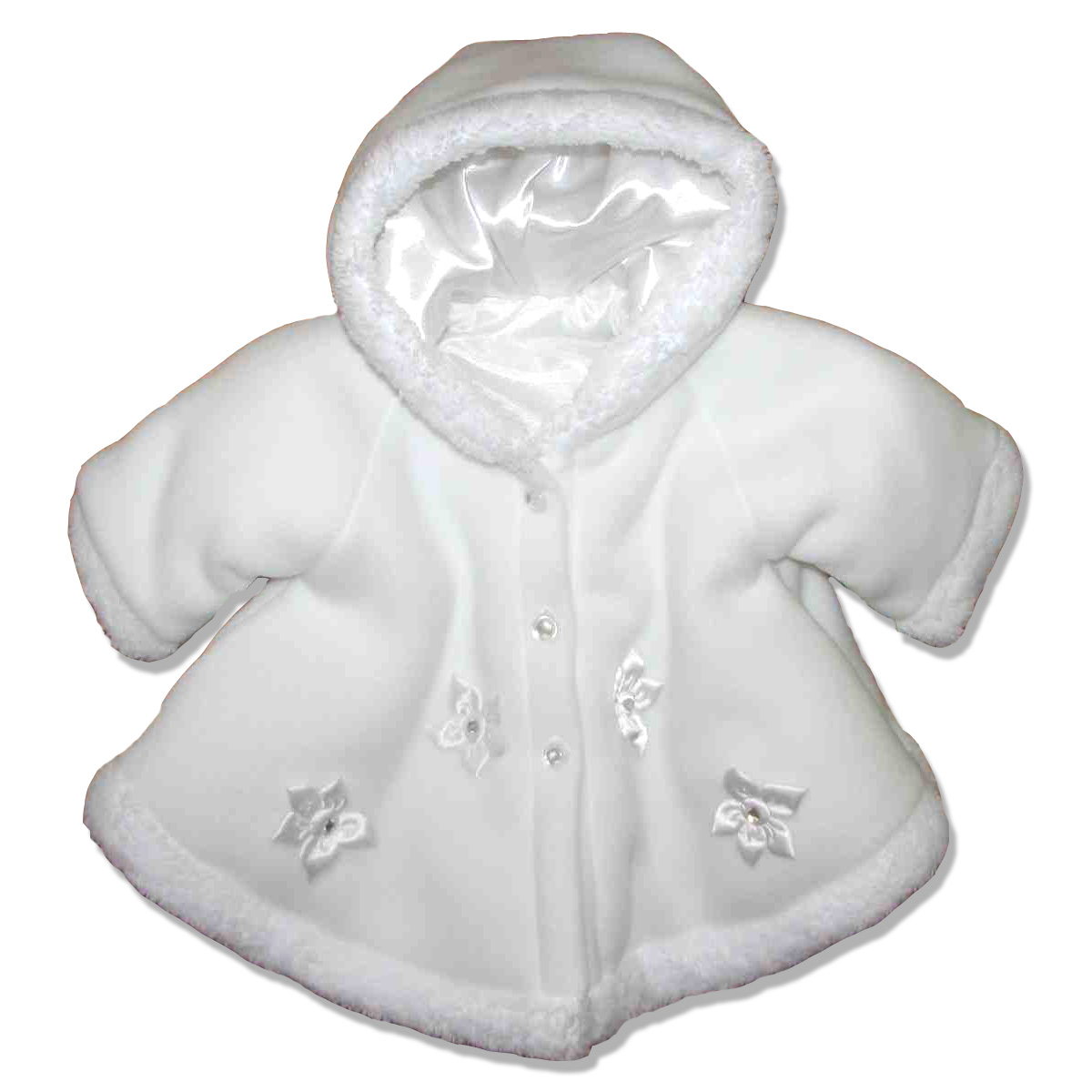 Kabátik slávnostný ND white biela 62 3428