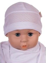 Čiapka Cr-Cz020 Sieťka white biela 34 36 38 40 42 952